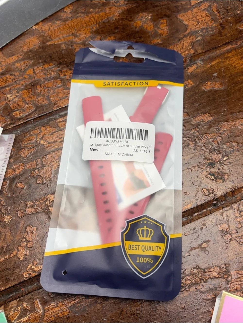 fitbit Pink Replacement Sport Band